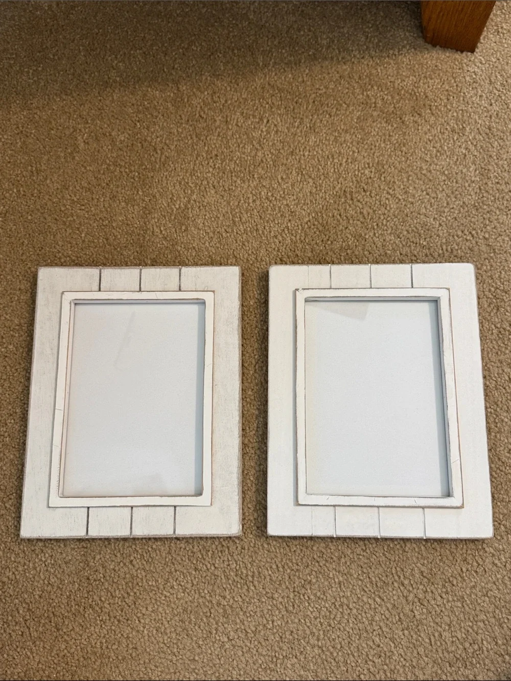 Two wood photo  “beach” frames
